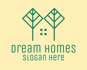 Green Tree House  Logo
