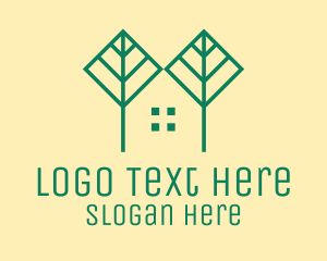 Green Tree House  Logo