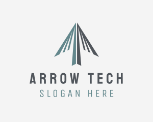 Travel Delivery Arrow  logo design