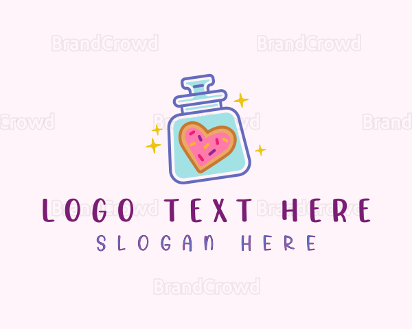 Heart Cookie Jar Logo