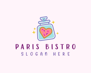 Heart Cookie Jar logo design