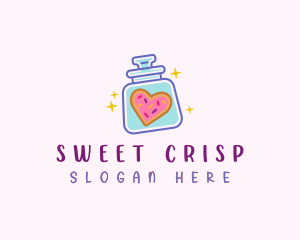 Wafer - Heart Cookie Jar logo design