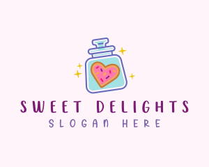 Heart Cookie Jar logo design