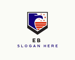 Veteran - Eagle Shield Patriotic logo design