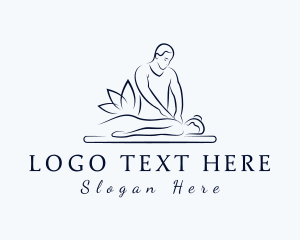 Therapist - Physical Therapy Lotus logo design