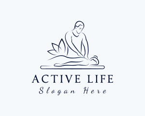 Physical Therapy Lotus logo design