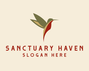 Hummingbird Bird Sanctuary logo design