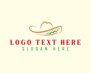 Mariachi - Sombrero Mexican Hat logo design