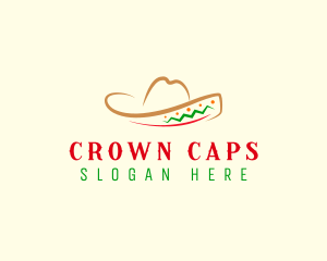 Headwear - Sombrero Mexican Hat logo design