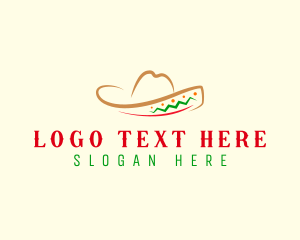 Headwear - Sombrero Mexican Hat logo design
