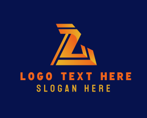Monochrome - Logistic Express Delivery logo design