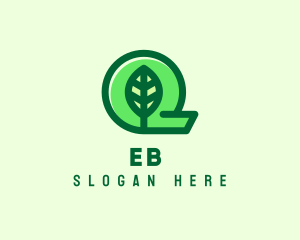 Organic Herb Letter Q Logo