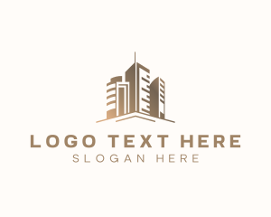 Leasing - Realtor Tower Architect logo design