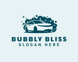 Bubble Car Wash logo design