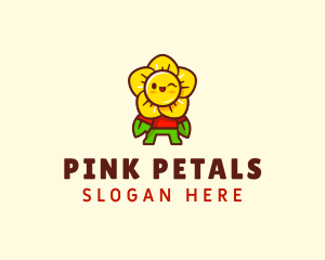 Flower Garden Petals logo design