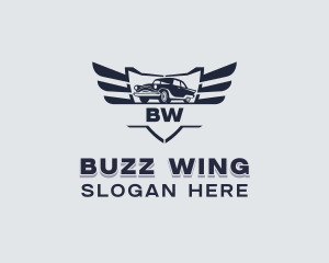 Car Wings Detailing logo design