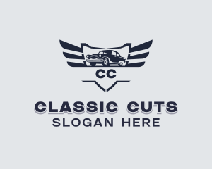 Car Wings Detailing logo design