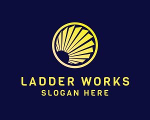 Ladder - Spiral Staircase Builder logo design