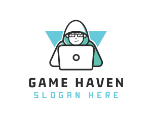 Gamer - Cyber Tech Gamer Hacker logo design