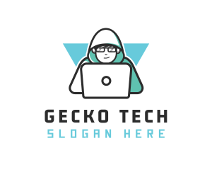 Cyber Tech Gamer Hacker logo design