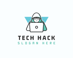 Cyber Tech Gamer Hacker logo design