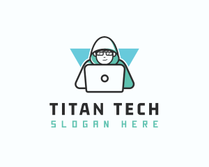 Cyber Tech Gamer Hacker logo design