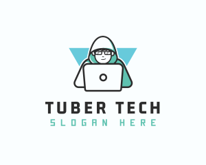 Cyber Tech Gamer Hacker logo design