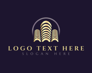 Luxury - Premium Condominium Building logo design