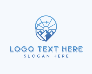 Delivery - Plane Forwarding Courier logo design