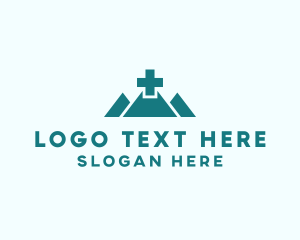 Mountain Top - Medical Summit Cross logo design