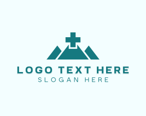 Christian - Medical Summit Cross logo design