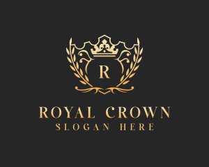 Royal Crown Shield logo design