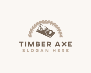 Planer Woodwork Carpentry logo design