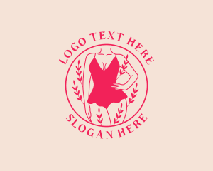 Vines - Sexy Lingerie Woman logo design