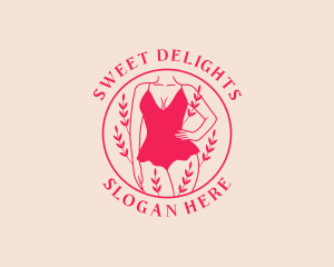 Plastic Surgery - Sexy Lingerie Woman logo design