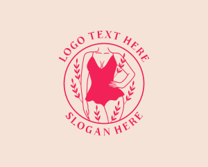Sexy Lingerie Woman Logo
