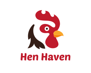 Hen - Chicken Hen Poultry logo design