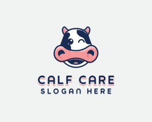 Calf - Happy Cow Dairy logo design