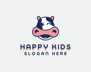 Happy Cow Dairy logo design