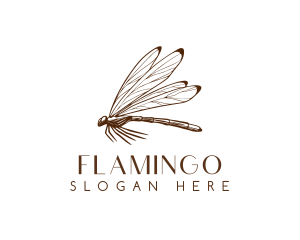 Flying - Flying Dragonfly Wings logo design