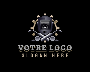 Welding Cog Mechanic Logo