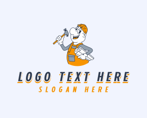 Hardware - Carpenter Repair Hammer logo design