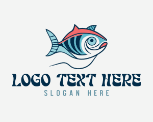 Marine Sea Ocean Fish Logo