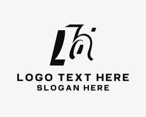 Print - Digital Studio Letter H logo design