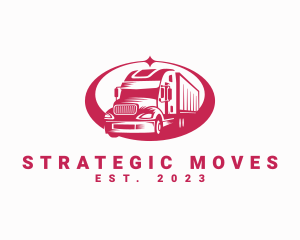 Star Freight Cargo Truck logo design