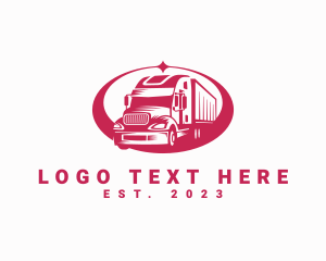 Freight - Star Freight Cargo Truck logo design