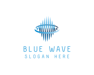 Modern Waves App logo design