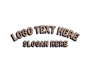 Garage - Simple Texture Wordmark logo design