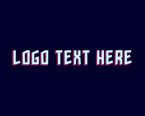 Internet - Glitch Tech Game App logo design
