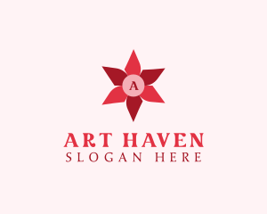 Paper Flower Origami logo design